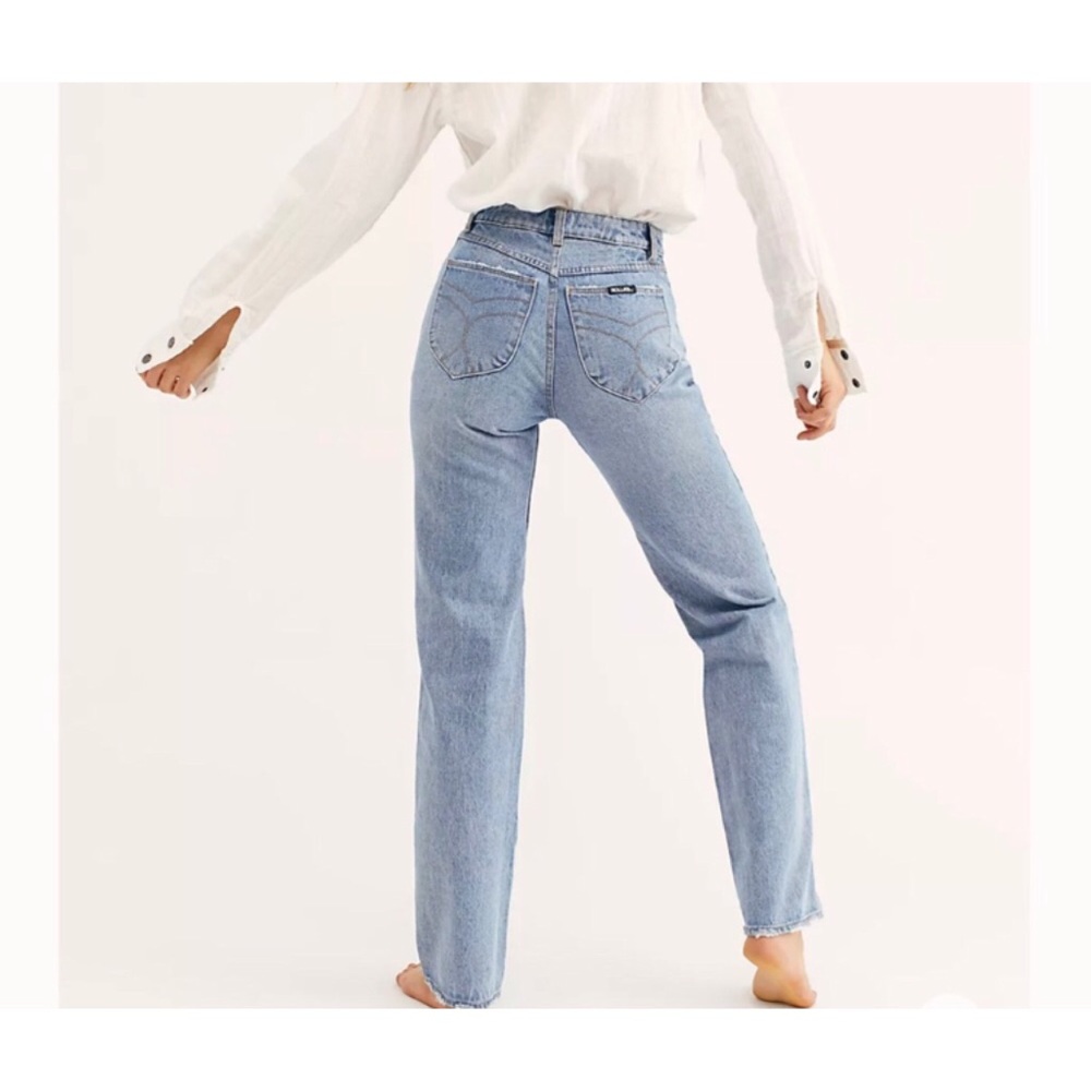 ROLLA’S Sz 24 Original High Rise Straight Jeans Size 24 G’Day Mate